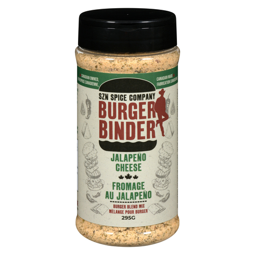SZN Spice Co Jalapeno Cheese Burger Binder 295 g