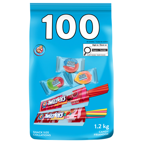 Friandises assorties de hershey sans arachides 100 unités 1.200 g friand ast hsy sans arach 100
