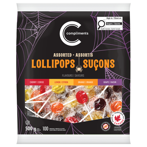 Compliments Suçons d'Halloween assortis 500 g