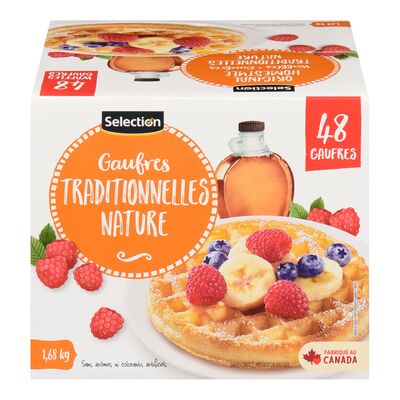 Gaufres traditionnelles surgelées
