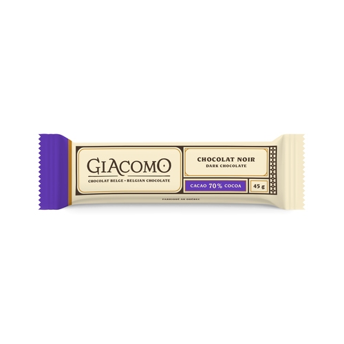 Giacomo Chocolat Belge Tab noir 45 g