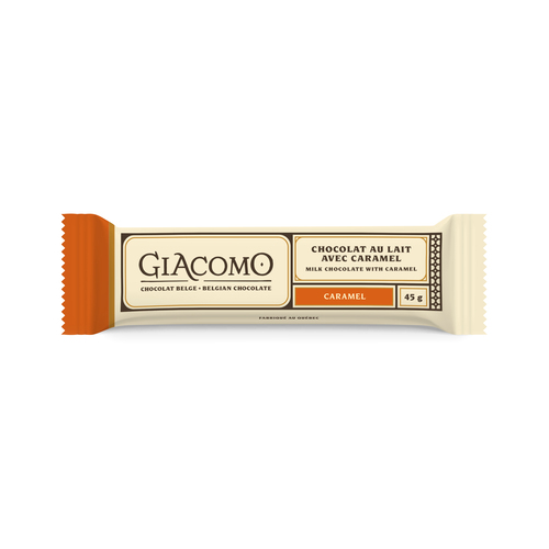 Giacomo Chocolat belge au lait caramel 45 g