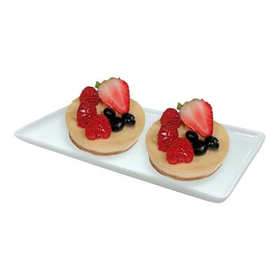 Gâteau au fromage et aux fruits