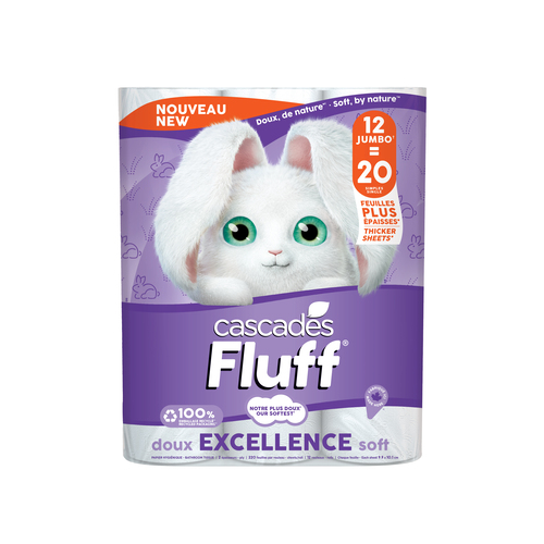 Papier hygiénique 220 feuilles 2 épaisseurs excellence doux