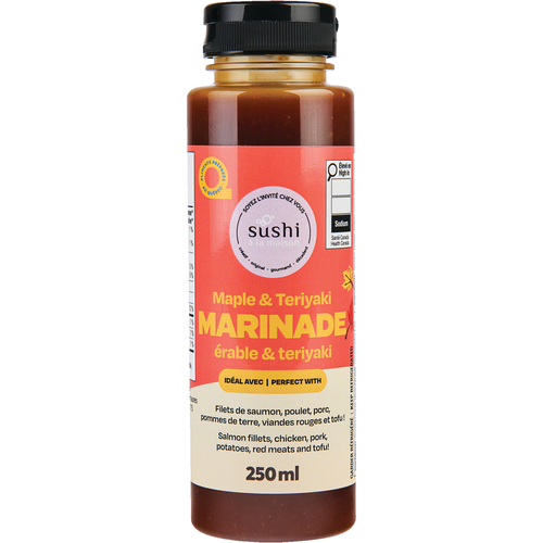Sushi à La Maison Marinade à l'érable et teriyaki 250 ml