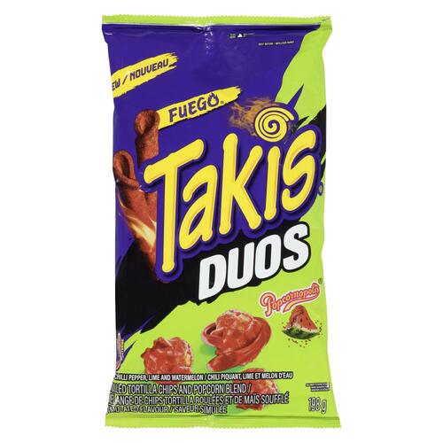 Takis Duo Fuego Mélange de Chips Tortilla roulées 198 g