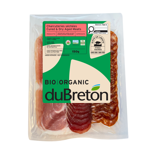 duBreton Séchées Biologiqu Trio de Charcuteries 150 g