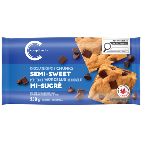 Compliments Pépites et morceaux de chocolat mi-sucré 250 g