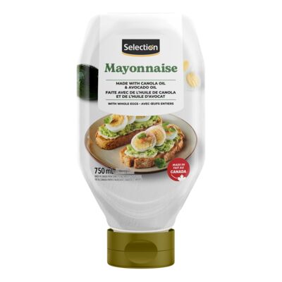 Mayonnaise aux huiles de canola et d'avocat
