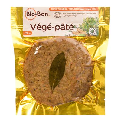 Pâté végétalien traditionnel biologique