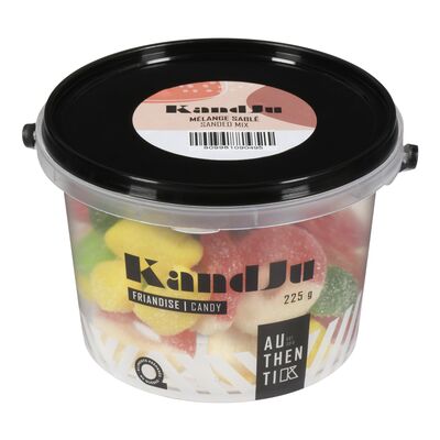 Mélange de bonbons gélifiés à saveur de fruits