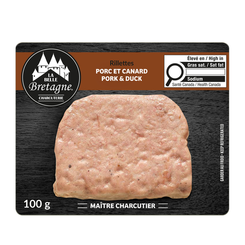 La Belle Bretagne Rillettes Porc et Canard 100 g
