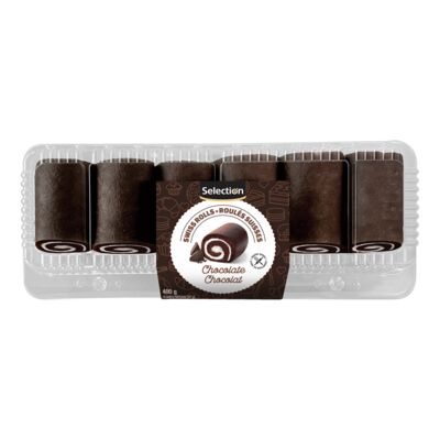 Roulés suisses à saveur de chocolat et vanille