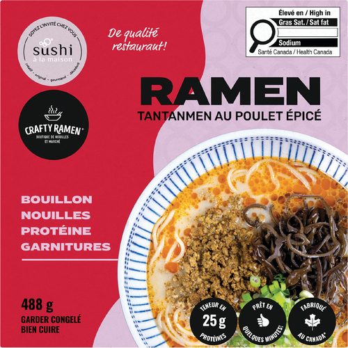 Sushi a la Maison Ramen Tantanmen au poulet épicé 488 g