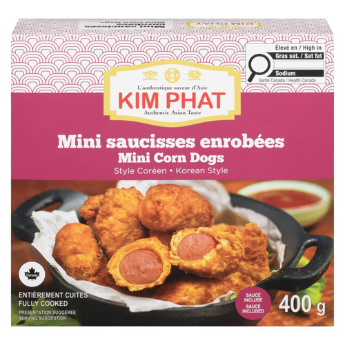 Kim Phat Mini saucisses enrobées à la coréenne 400 g