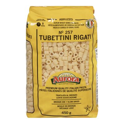 Pâtes tubettini rigati