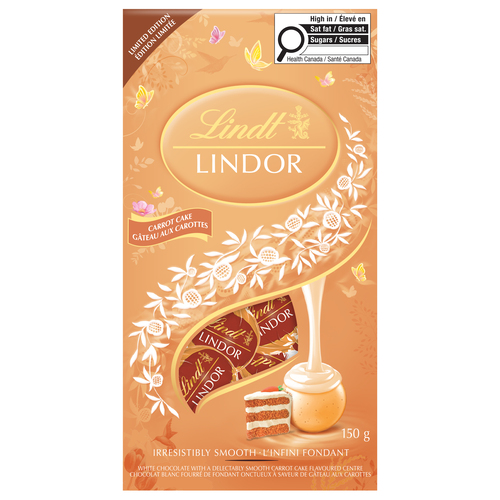 Sac de  de truffes lindt lindor chocolat blanc gâteau aux carottes ldr sac gateau carottes 5x