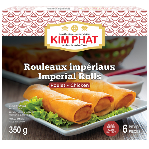 Kim Phat Rouleaux impériaux au poulet 350 g