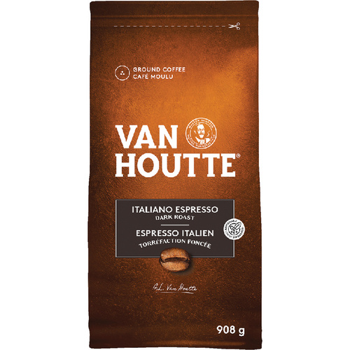 Van Houtte Café moulu espresso italien torréfaction foncée 908 g