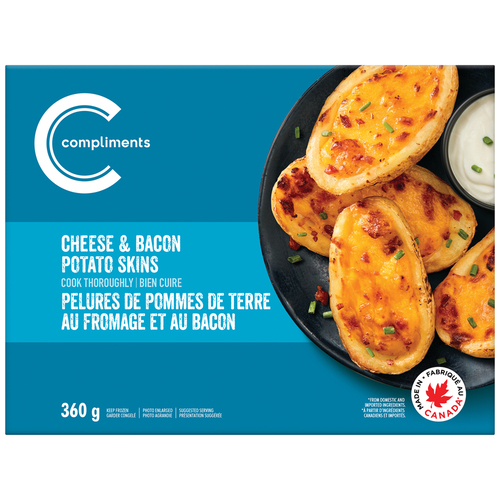 Compliments Pelures de pommes de terre au fromage et au bacon 360 g