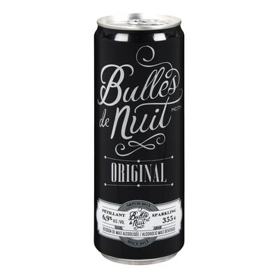 Boisson de malt alcoolisée style vin mousseux