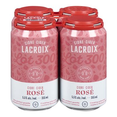 Cidre rosé en canette - 5.5% alcool