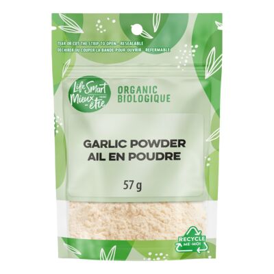 Poudre d'ail biologique en sachet