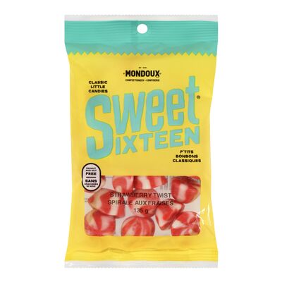Sweet sixteen p'tits bonbons classiques spirale aux fraises
