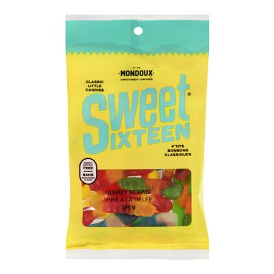 Sweet sixteen p'tits bonbons classiques vers à la gelée