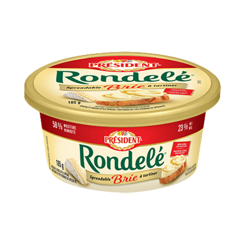 President Rondele Fromage Brie à tartiner 185 g