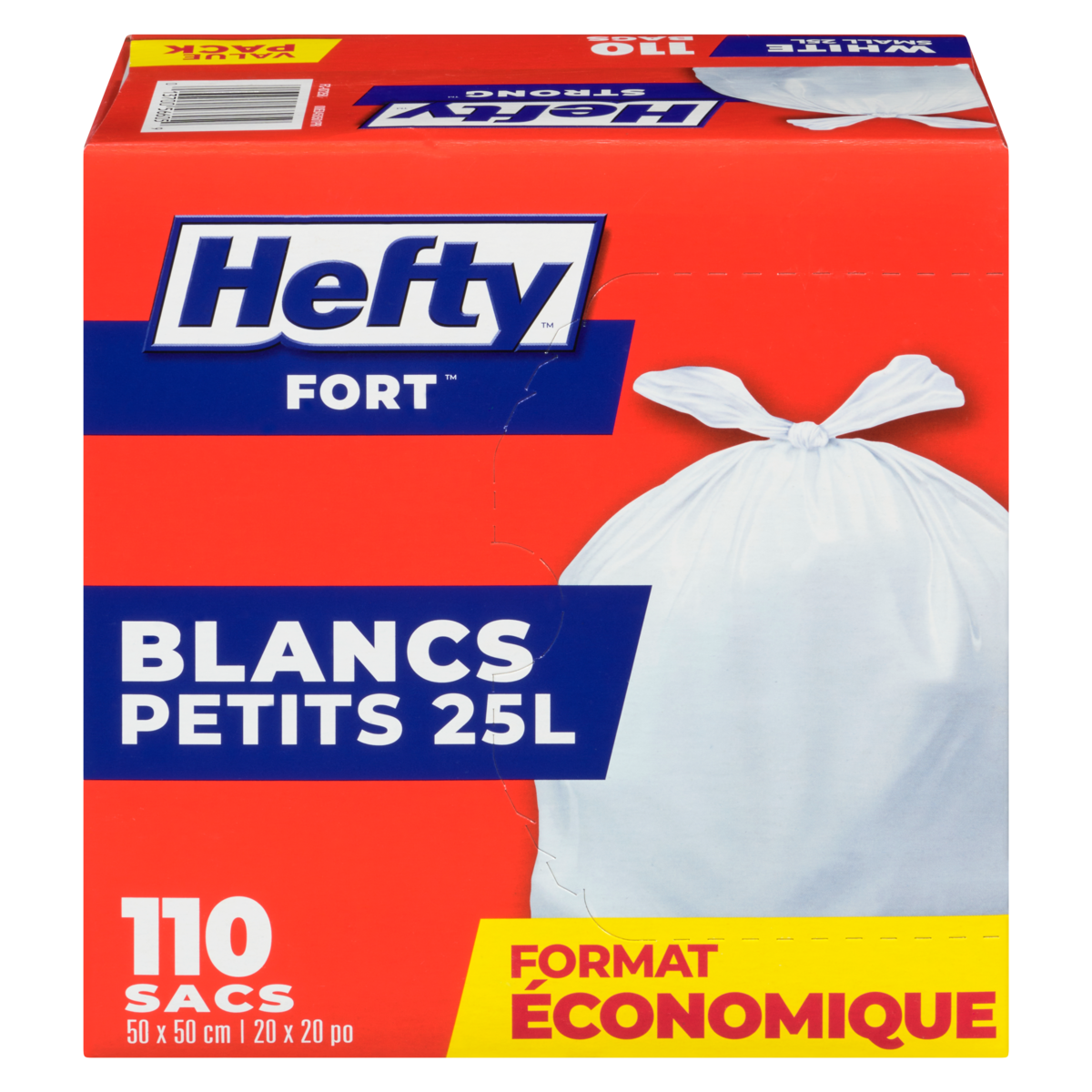 Sacs blancs petits 25 l format économique
