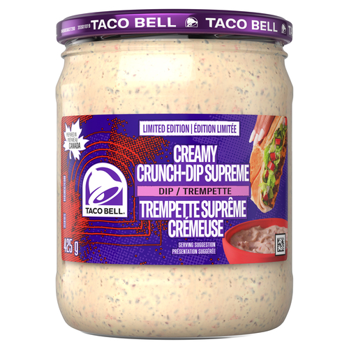 Sauce crémeuse croustillante taco bell sauce crémeuse croustillante taco bell