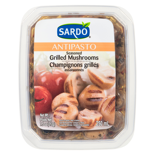 Champignons grillés assaisonnés