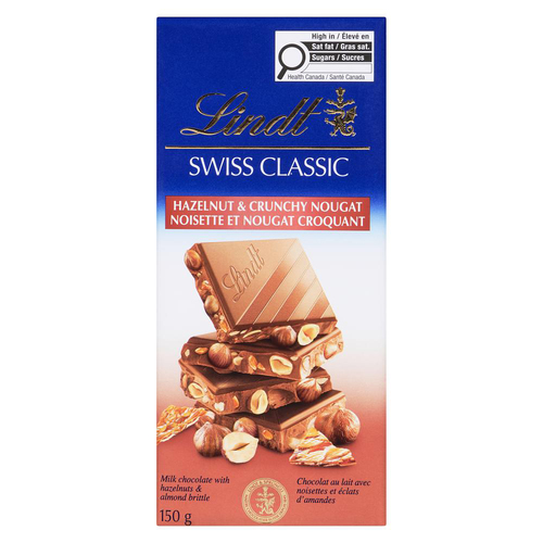 LINDT  SC BF GRANDES NOUGAT NOISETTE 14x150G 150 G