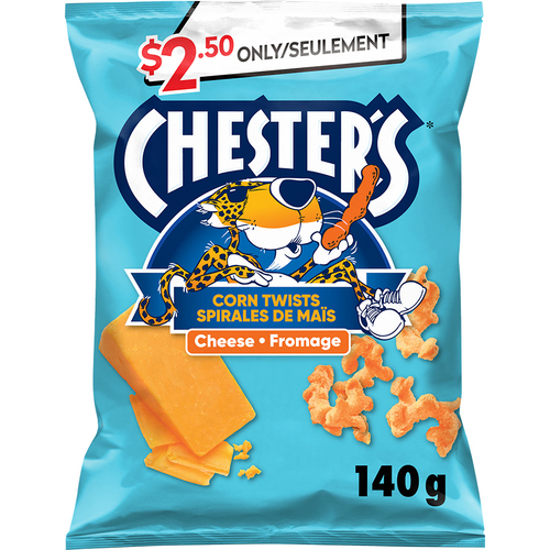 Chester's Collation au fromage à saveur spirale de maïs 140 g