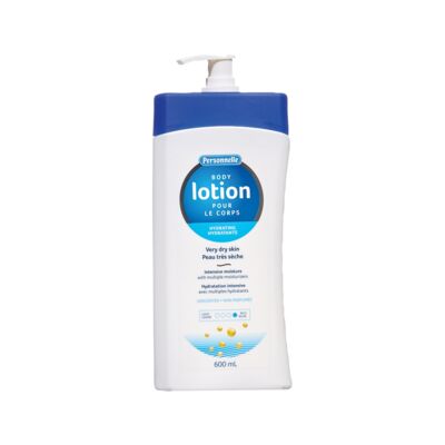 Lotion hydratante pour le corps pour peau très sèche