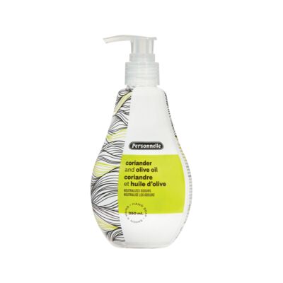Savon à mains au parfum de coriandre et huile d'olive