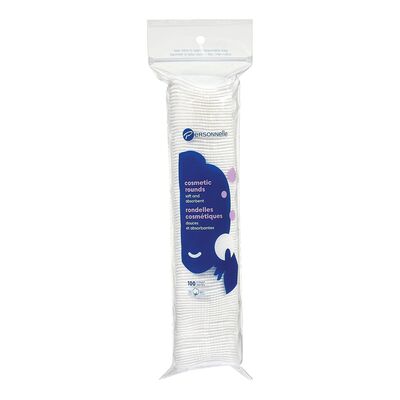 Tampons démaquillants ronds