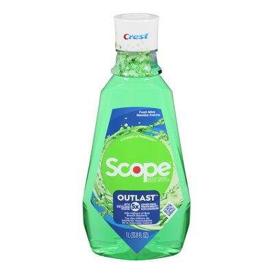 Rince-bouche longue durée à la menthe