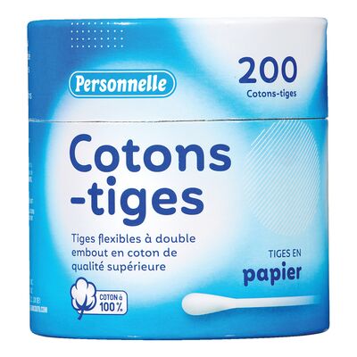 Coton-tige en papier