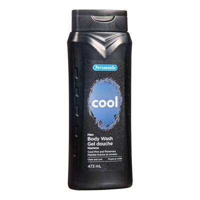 Gel douche pour homme au parfum de rafraîchissante menthe et romarin