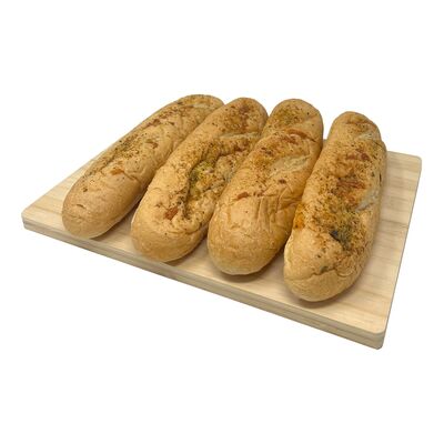 Longs pains sous-marin ail, fines herbes et fromage