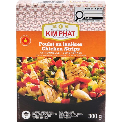Kim Phat Poulet en lanières à la citronnelle 300 g