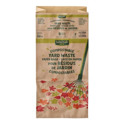 Sacs en papier pour résidus du jardin
