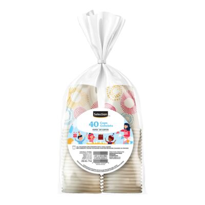 Gobelets de carton à motif