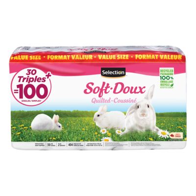 Papier hygiénique double épaisseur