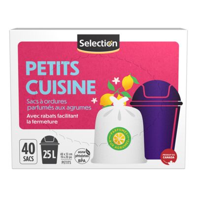 Sac à ordure petit pour la cuisine