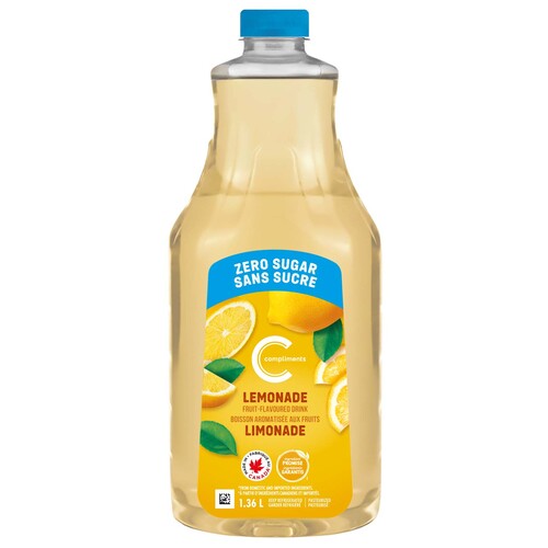 Compliments Limonade sans sucre 1.36 L
