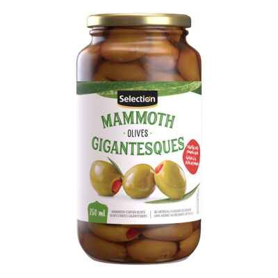 Gigantesques olives manzanilla farcies