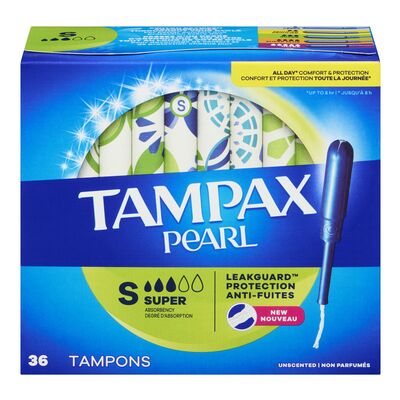 Tampons non parfumés degré d'absorption super avec applicateur en plastique